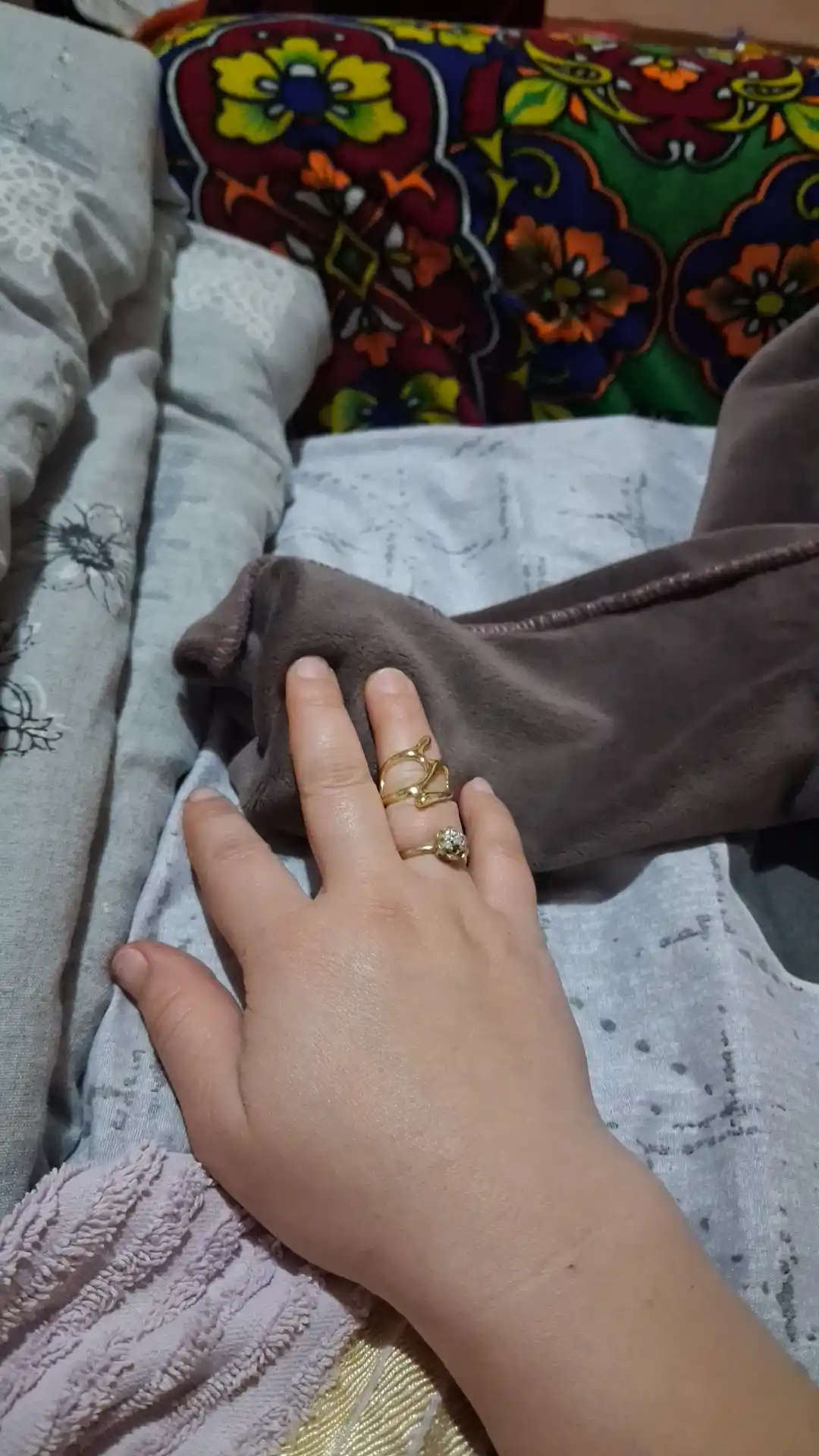 Женское кольцо, Gold and Silver