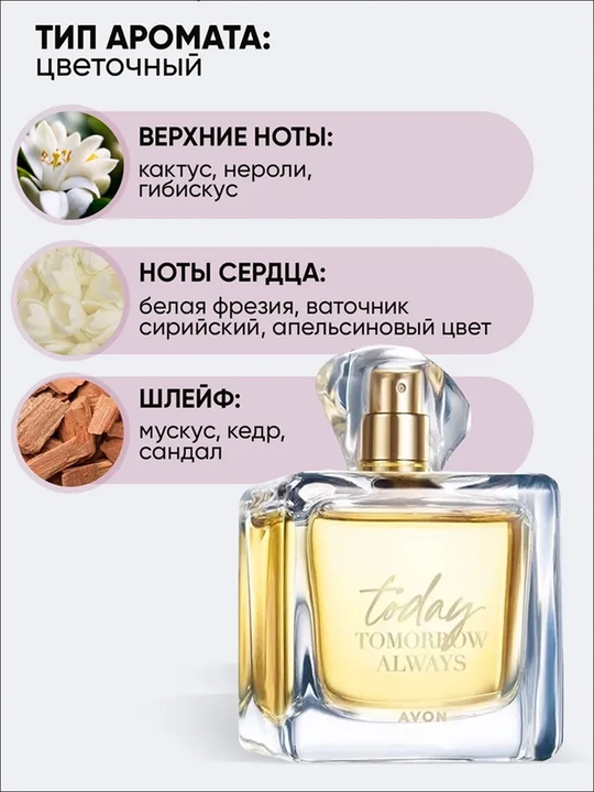 Barqaror parfum — birinchi nafasdanoq maftun etuvchi nozik ayolbaxsh hid, 50 ml - 