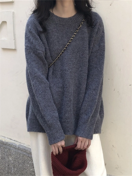 Svitеr ayollar uchun toqilgan ELLY FASHION oversize, iliq