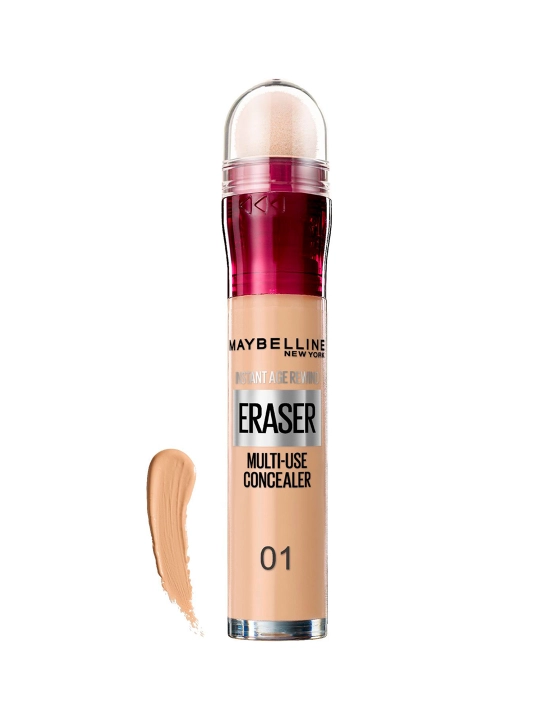 MAYBELLINE Eraser Konsiler, 01-ton, fil suyagi, 6,8 ml:3/216