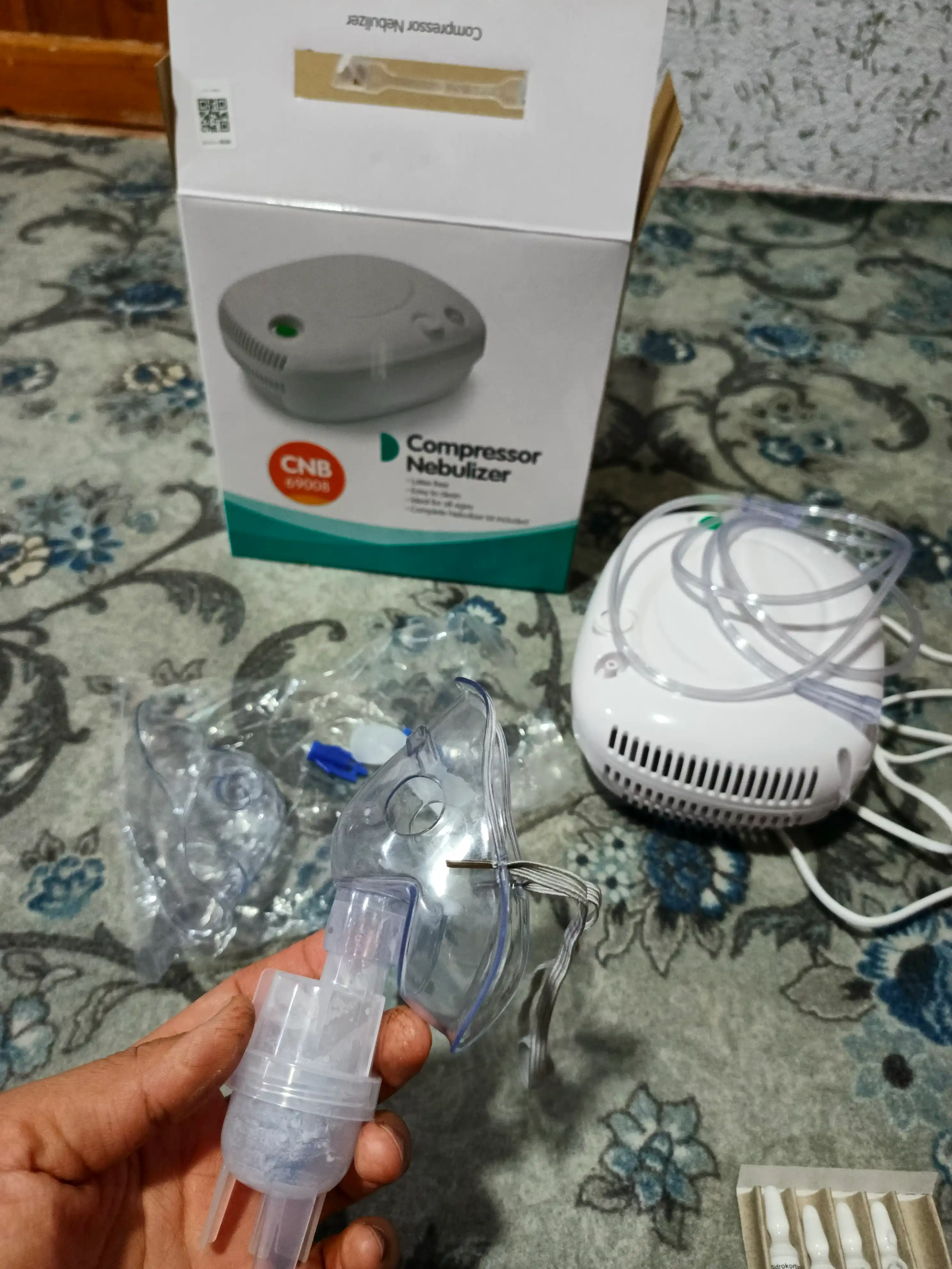 Kattalar va bolalar uchun ingalyator - kompressorli nebulayzer CNB69008