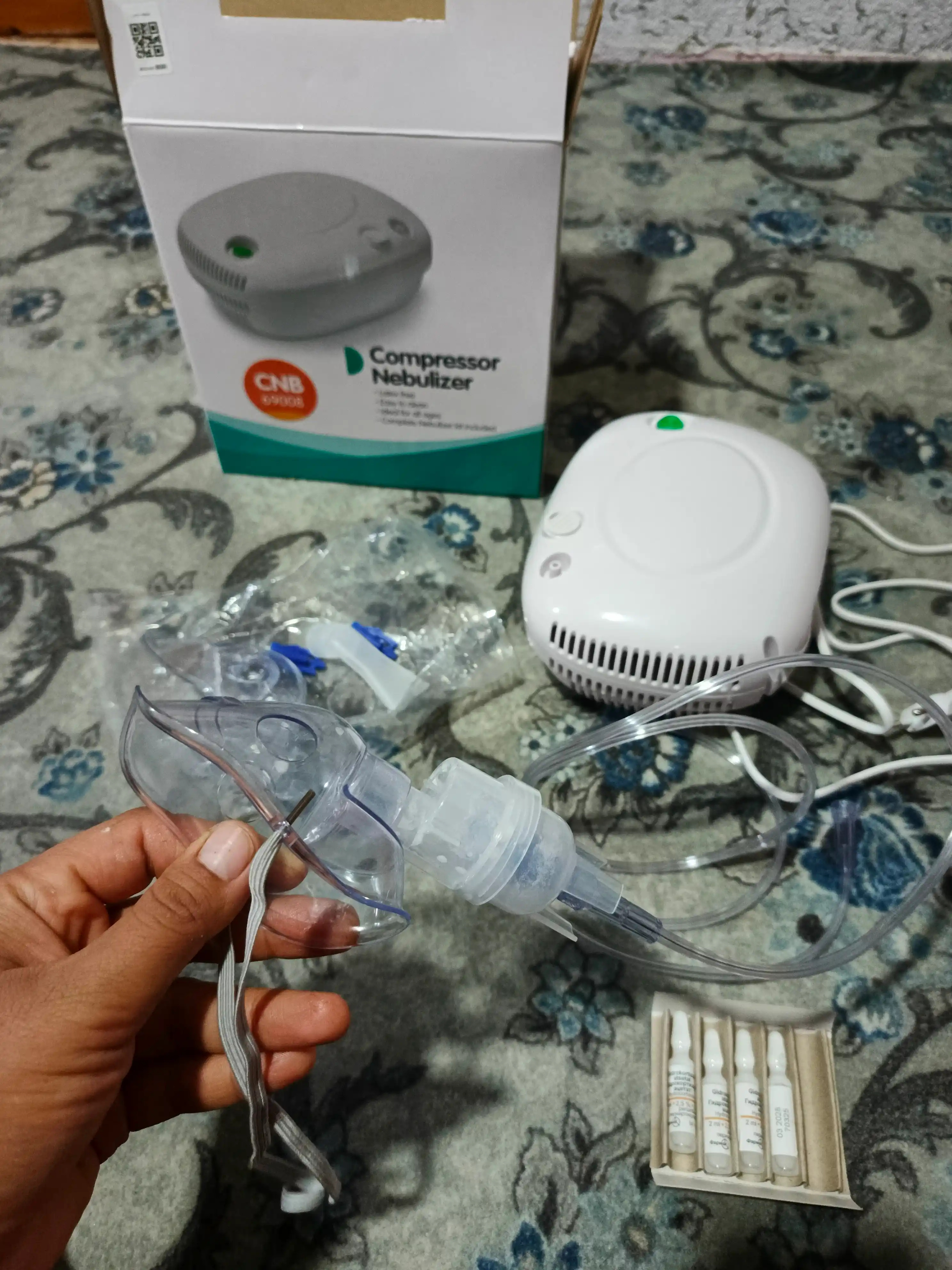 Kattalar va bolalar uchun ingalyator - kompressorli nebulayzer CNB69008