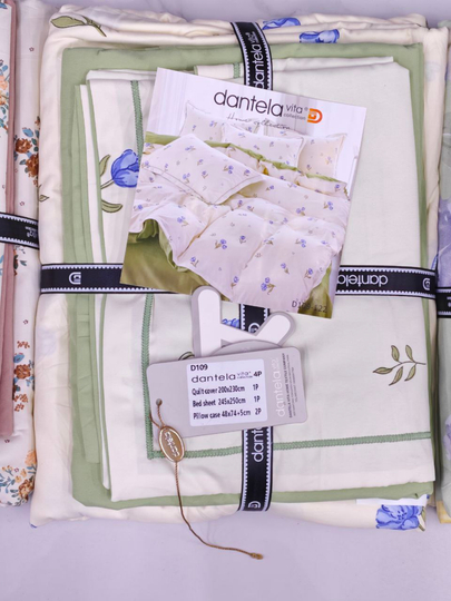 Постельное белье, XB Satin Stripe, 4 предмета, 100% хлопок, Dantela Vita
