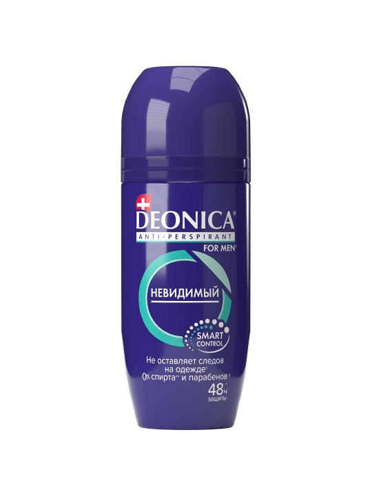 DEONICA For men антиперспирант  ролик невидимый 50мл