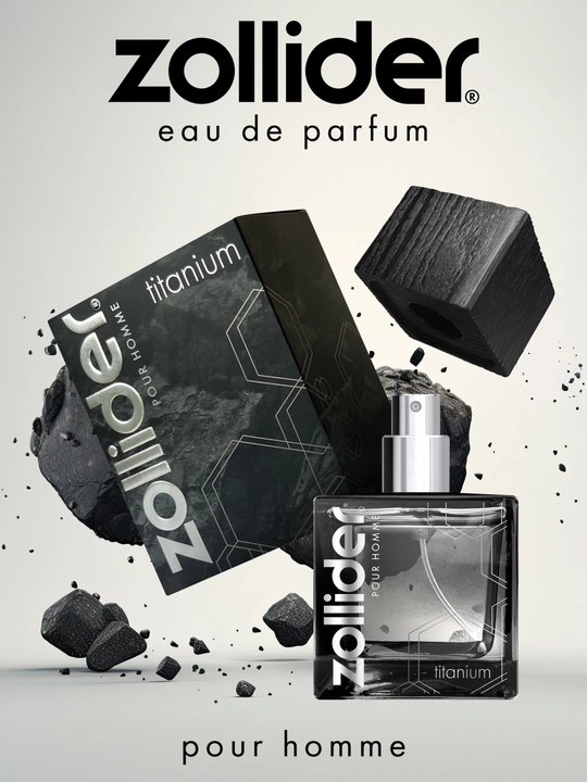 ZOLLIDER Titanium parfyumlangan suvi, erkaklar uchun, 50 ml