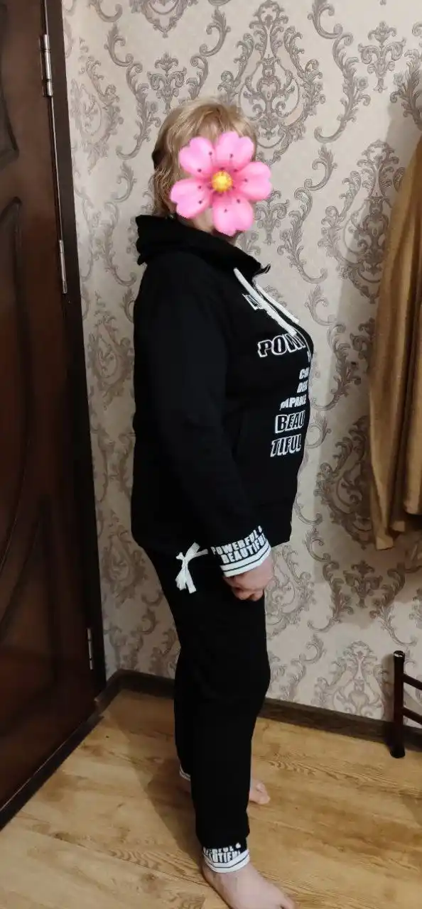 Женский костюм с капюшоном от бренда MODALINA, большие размеры