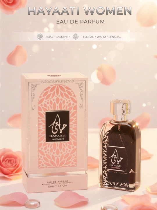 Erkaklar uchun Ard Al Zafaran Hayati & ayollar uchun Hayati Women parfyumlangan suv 100ml