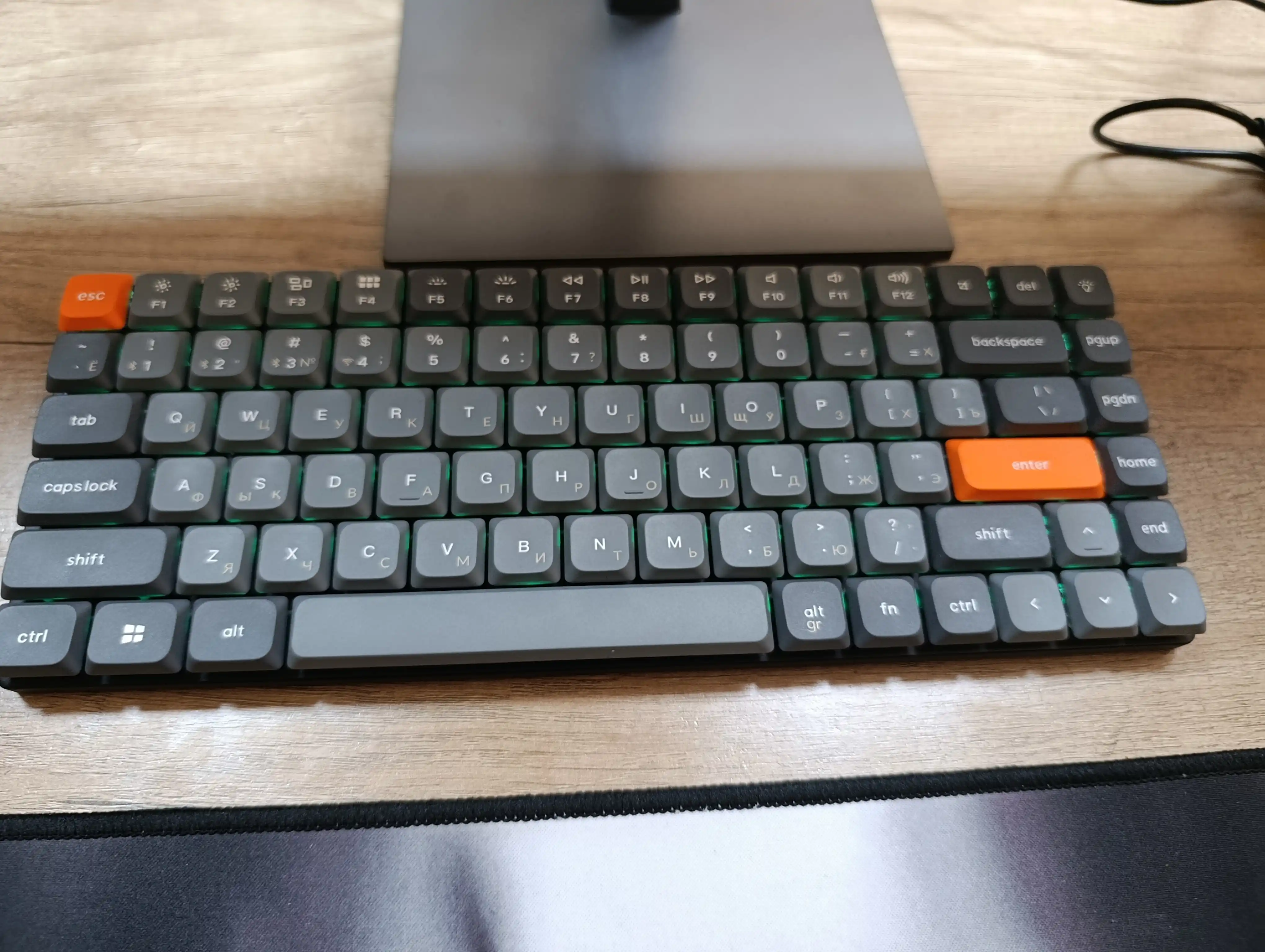 Keychron K3 MAX o‘yin mexanik klaviaturasi, 84 tugma, WL/BT/USB-A, Hot-swap, RGB, K3M-H1