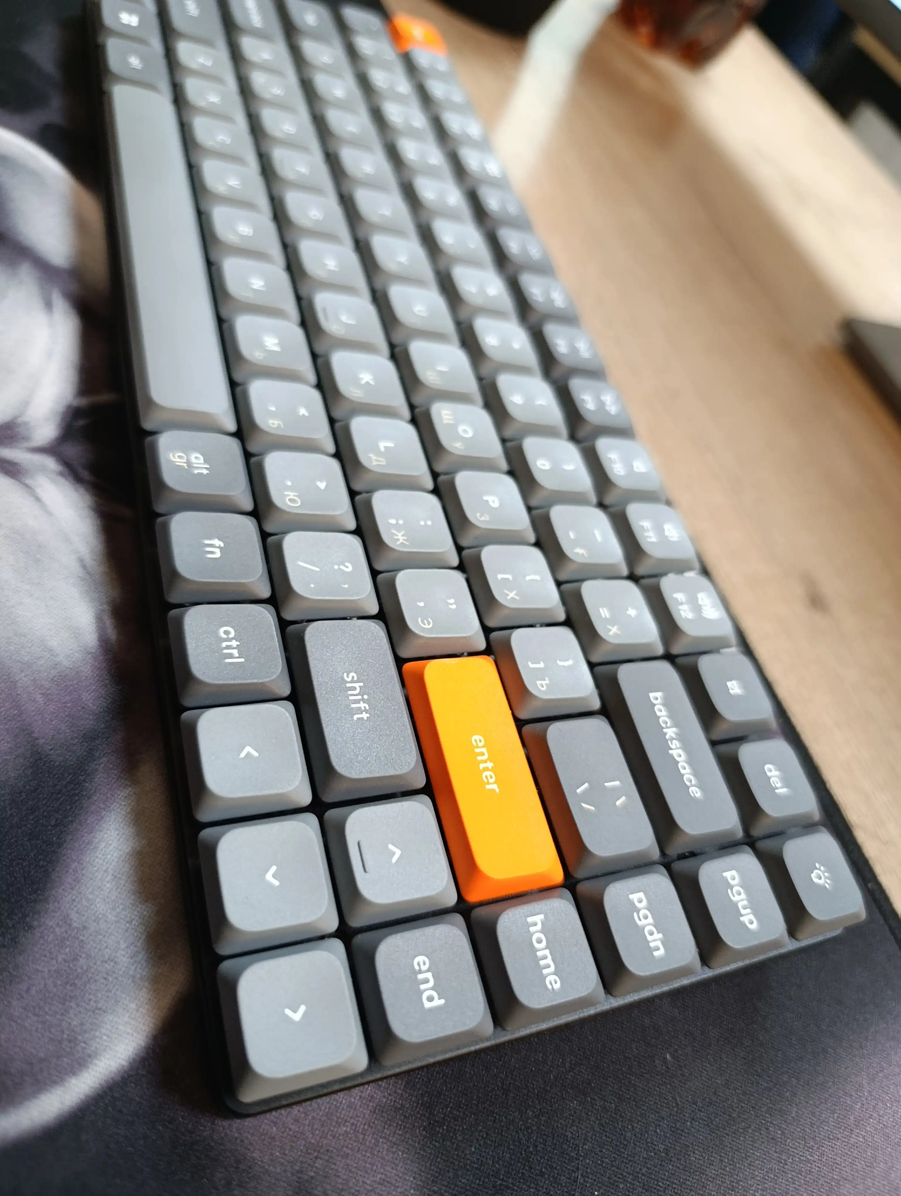 Keychron K3 MAX o‘yin mexanik klaviaturasi, 84 tugma, WL/BT/USB-A, Hot-swap, RGB, K3M-H1