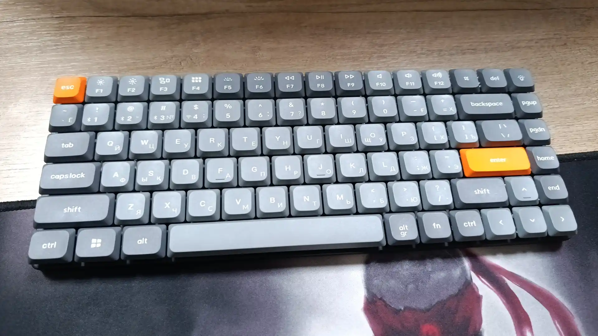 Keychron K3 MAX o‘yin mexanik klaviaturasi, 84 tugma, WL/BT/USB-A, Hot-swap, RGB, K3M-H1
