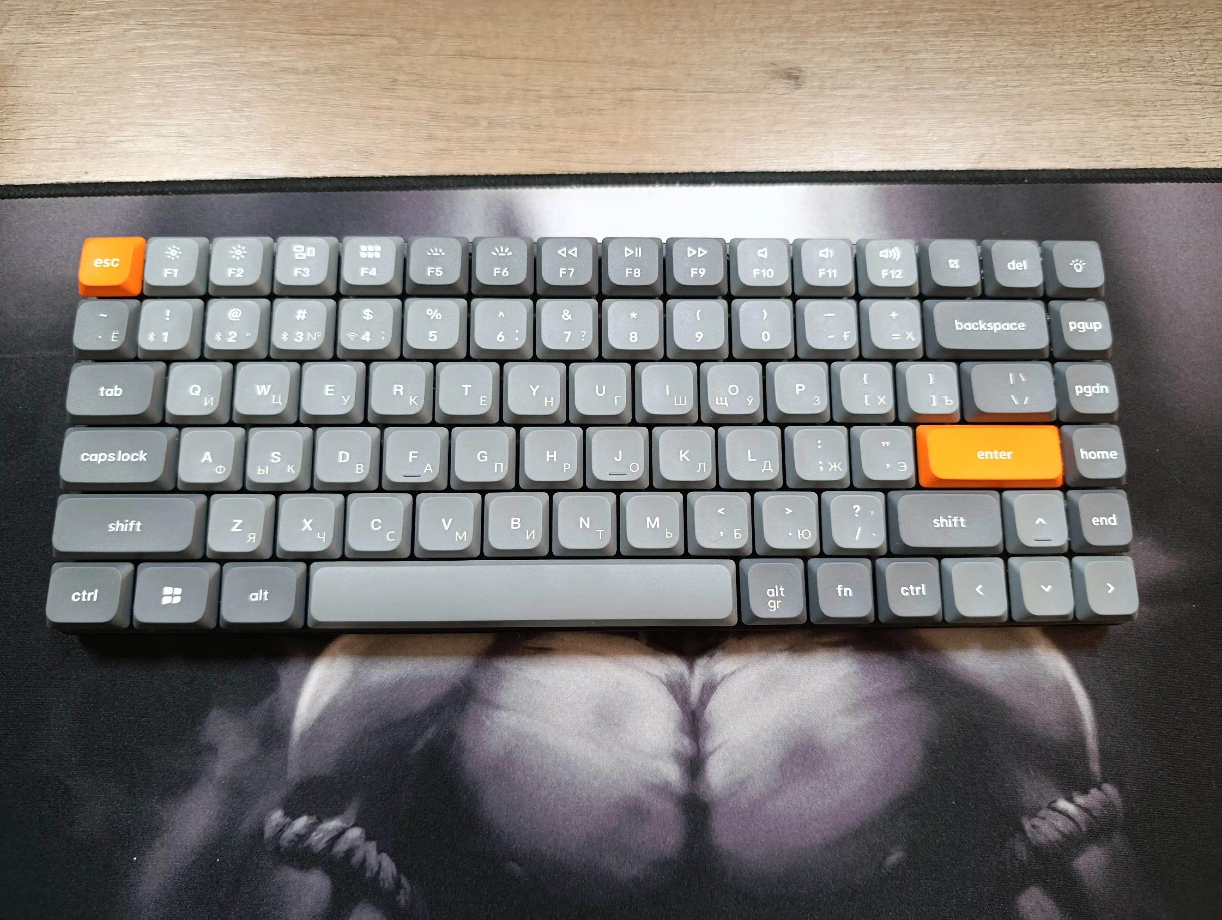 Keychron K3 MAX o‘yin mexanik klaviaturasi, 84 tugma, WL/BT/USB-A, Hot-swap, RGB, K3M-H1