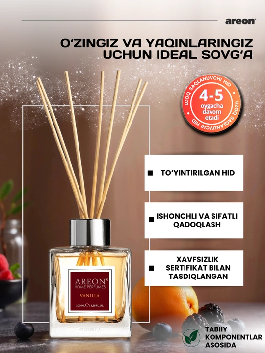 Диффузор для дома Areon, ароматизатор для офиса, освежитель воздуха, 100 мл