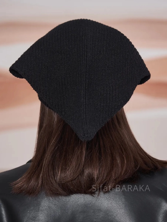 Kosinka, qishki bandana, yumshoq issiq qalpoq, ayollar va qizlar uchun shapka, to'qilgan