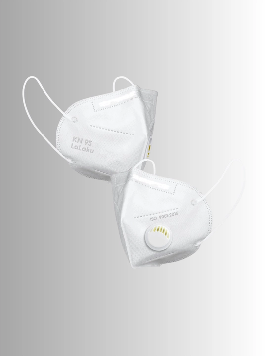 Защитная маска LaLaku KN95, Edia Medical, ECOS, с респиратором – 2 шт