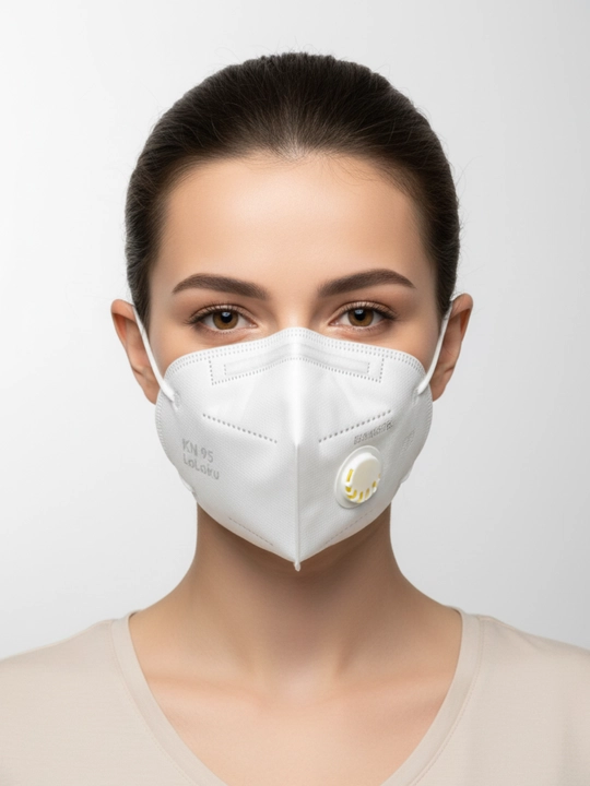 Защитная маска LaLaku KN95, Edia Medical, ECOS, с респиратором – 2 шт