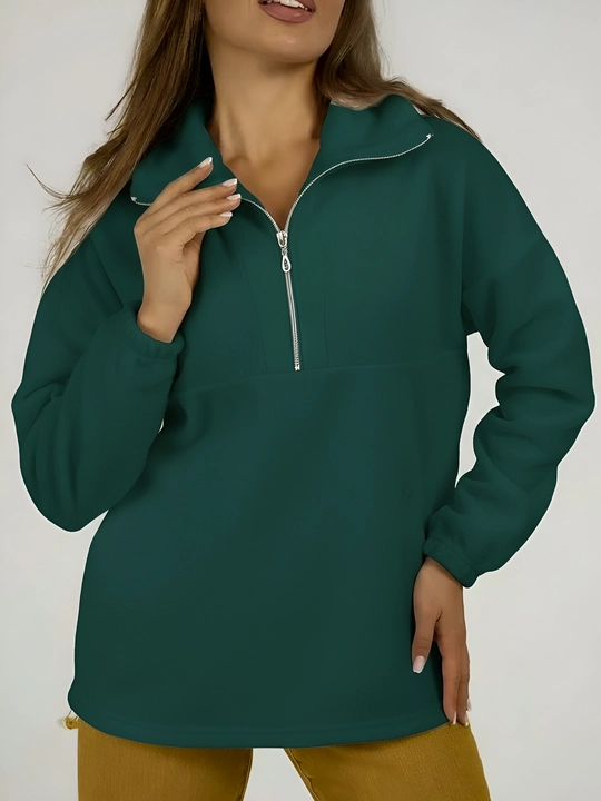 Flis oversize kofta 48–54, keng bichim, issiq qulay streetwear