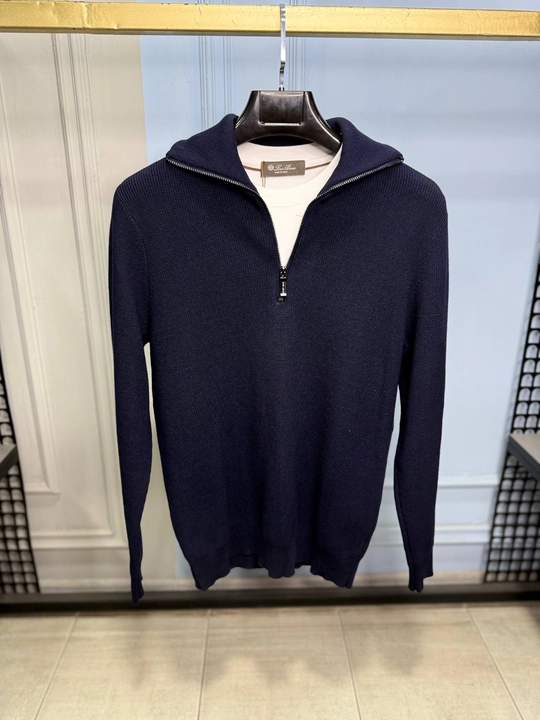 Erkaklar uchun yarim zamokli half-zip sviter (S–XXXL)