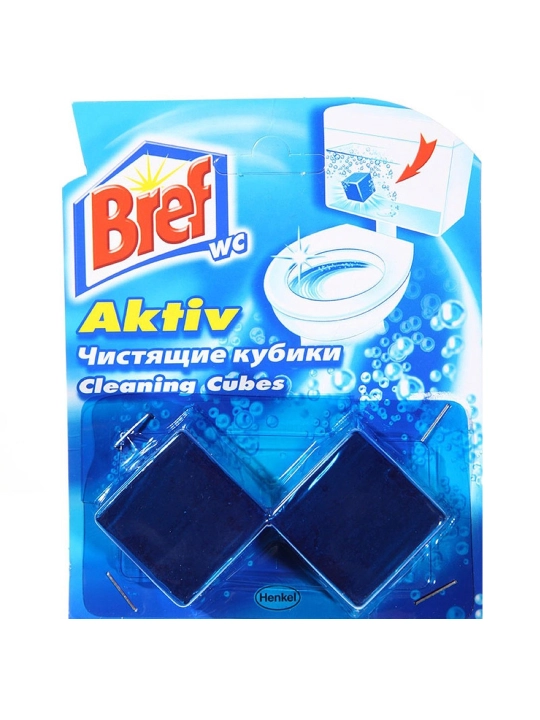 BREF Aktiv Unitaz uchun tabletkalar, 2 dona, 50 g