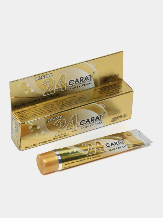 Derma 24 Carat Skin Cream 25 g - tiniqlashtirish effektiga ega universal teri kremi - 