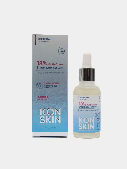ICON SKIN terini yangilash uchun kislotalar va peptidlar bilan professional piling, 30 ml