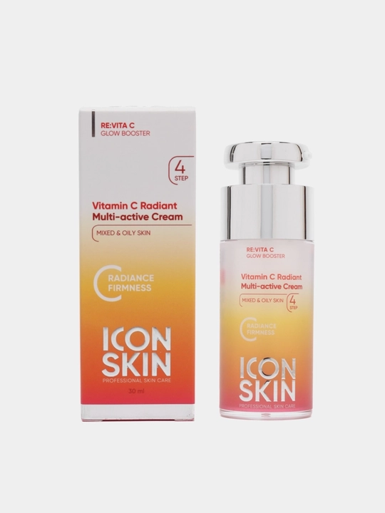 ICON SKIN C vitamini bilan yuz kremi, yog‘li va barcha turdagi teri uchun, 60 ml