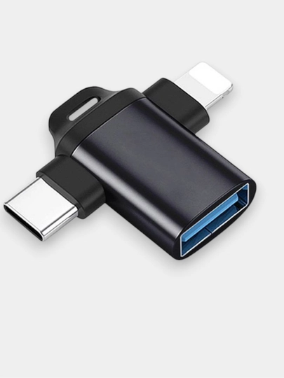 USB-C HUB, многофункциональный адаптер с портами USB 3.0, USB-C, HDMI, SD и MicroSD
