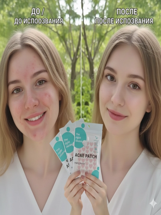 Патчи от прыщей на лице Patch Acne, гидроколлоидные, 36, 180 шт