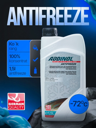 Антифриз ADDINOL (Синий) — ADDINOL-ADAFBLU-AD15BLU
