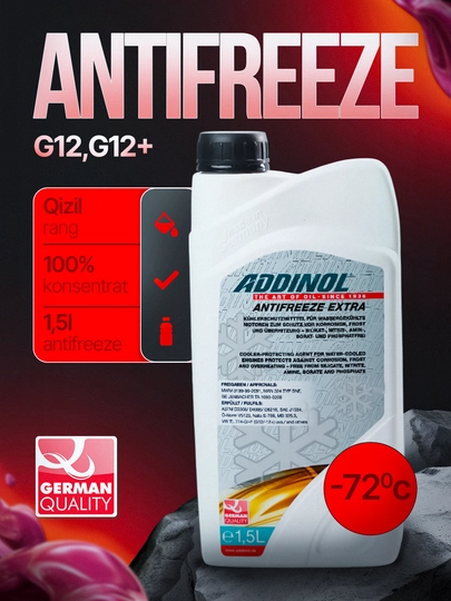 Антифриз Addinol Antifreeze Extra — ADDINOL-AFEXTRA-AFEXT15