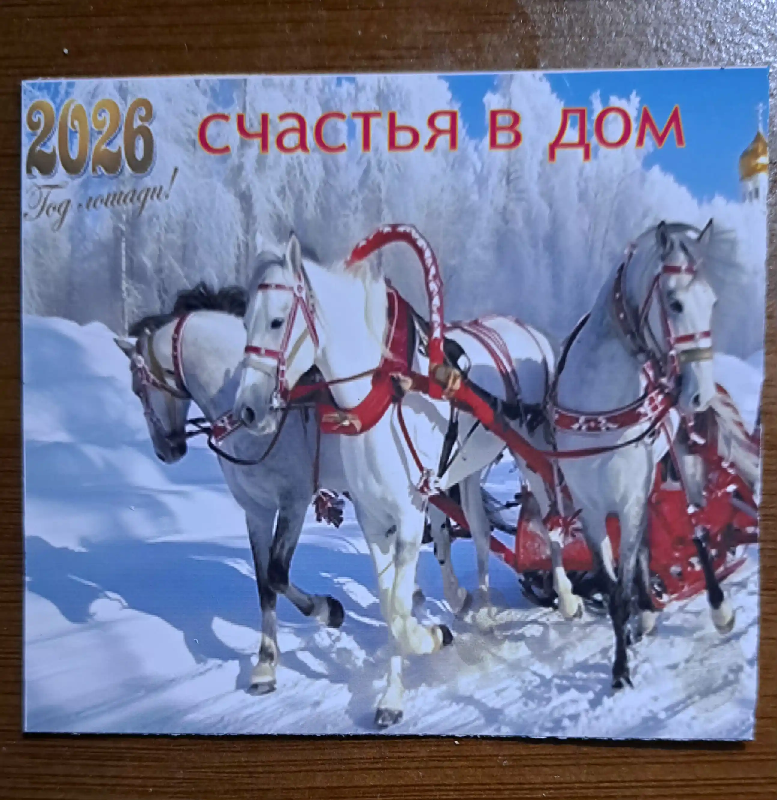 Магнит на холодильник Коза символ года 2027
