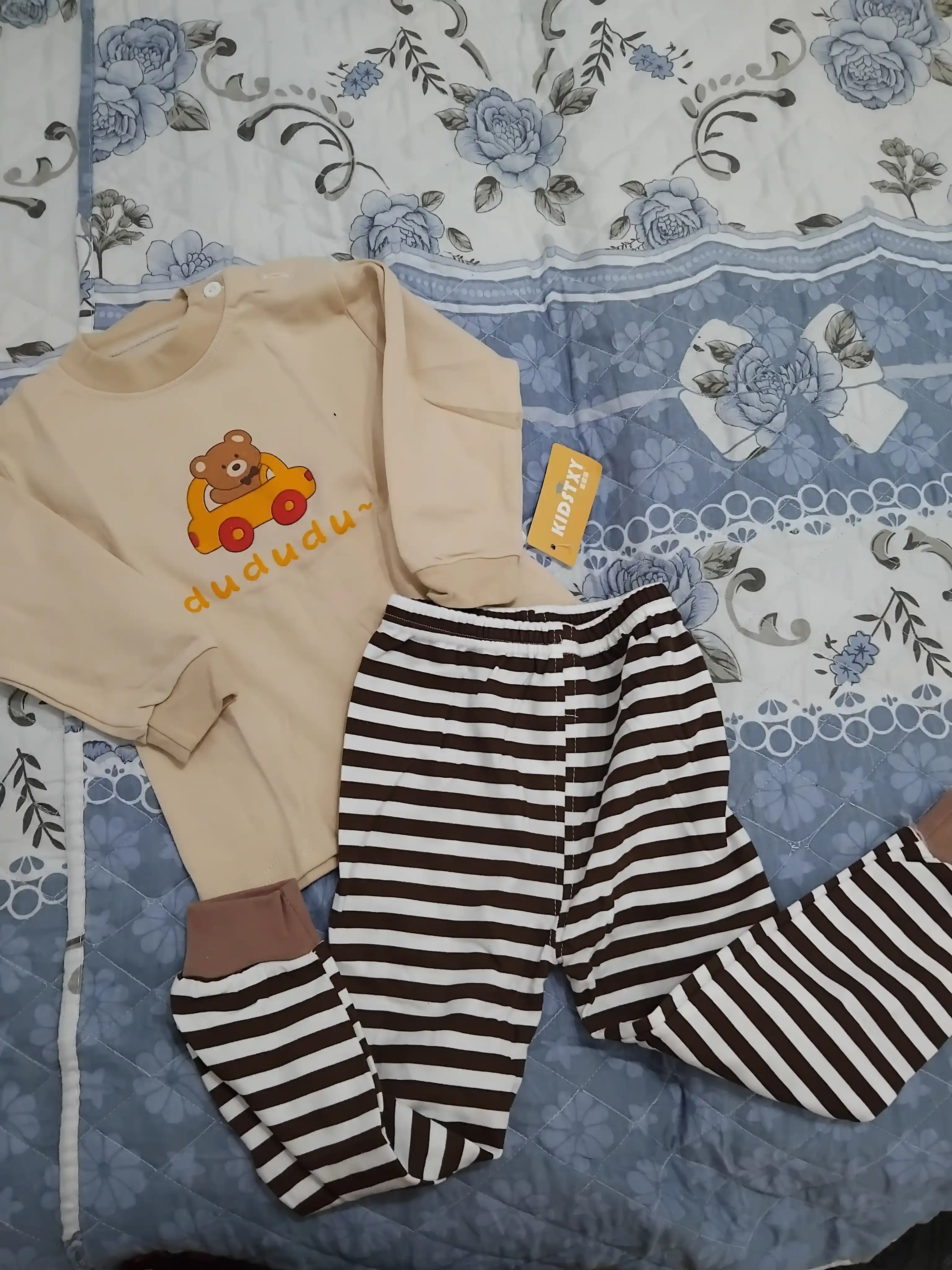 O‘g‘il bolalar va qizlar uchun pijama, 100% paxta, 7 xil rangda (90–130 sm)