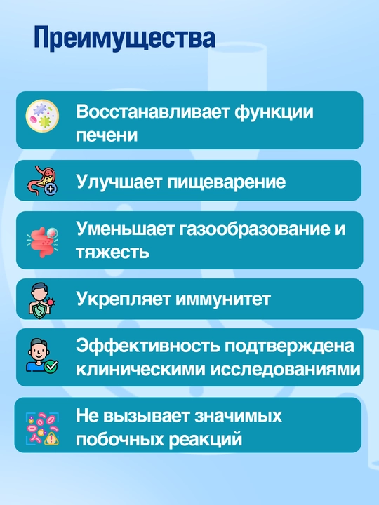 Ливофит - растительные капсулы для поддержки печени и ЖКТ