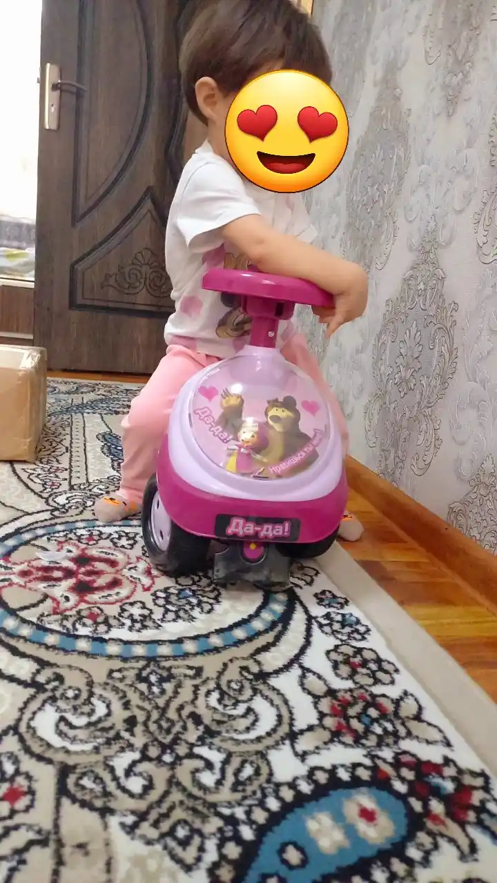 Surish mashinasi tolokar 1 yoshdan 3+ bolalar uchun