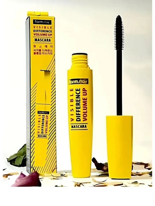 FarmStay Visible Difference Volume Up Mascara Korea - Hajm uchun gipoallergen tush