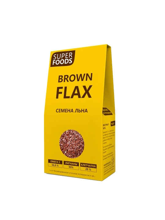 Jigarrang zig‘ir urug‘lari (Brown Flax Seeds) 150 gr