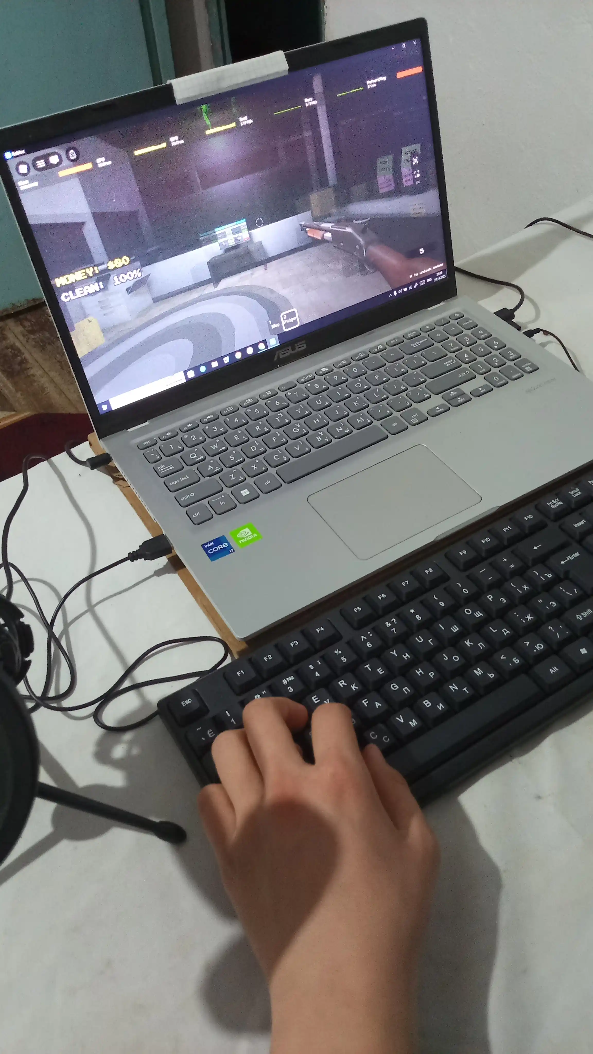 Игровая клавиатура и мышь в комплекте
