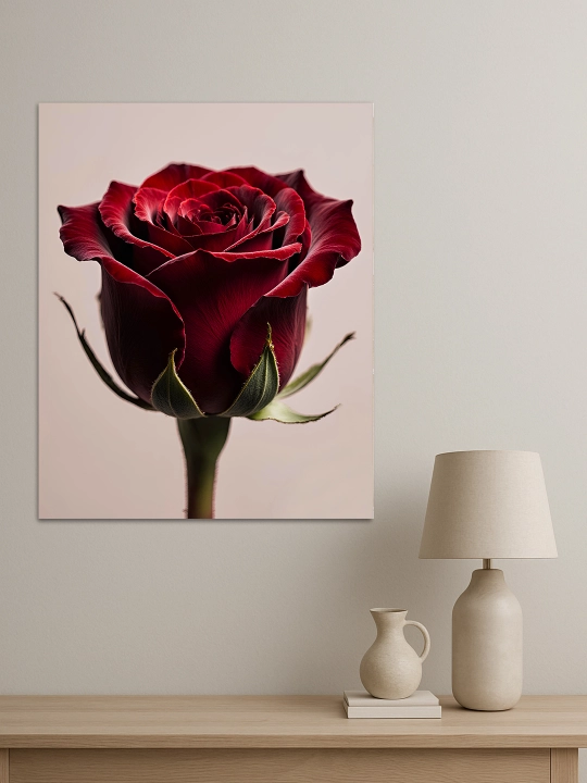 Interyer uchun xolst rasmi ARTERY "Gullar", uy uchun podramnikdagi poster