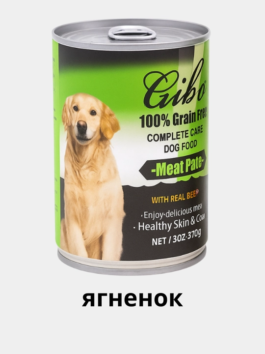 Gibo nam it yemi, go‘shtli pashtet, qo‘y/mol go‘shti, 375 gr - 