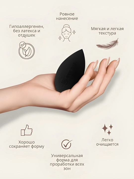 Спонж Sensulu, спонж для макияжа, губка, спонж, Мягкий спонжик для макияжа, Sen Sulu,