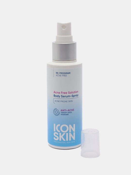 ICON SKIN Tana terisi uchun zardob-sprey, anti-akne, muammoli tana terisi uchun, 100 ml