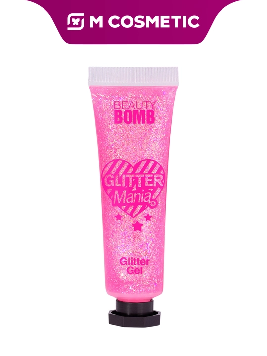 BEAUTY BOMB Глиттер гель для лица, Glitter Mania, тон 02, 3 г - 