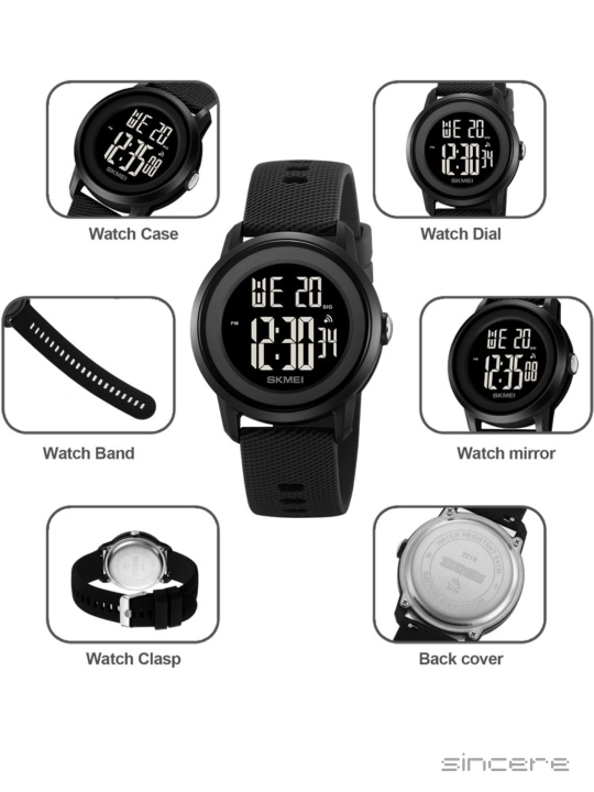 Sport qo'l soati, yangi urfdagi ixcham elektron soat, unisex, SY2218