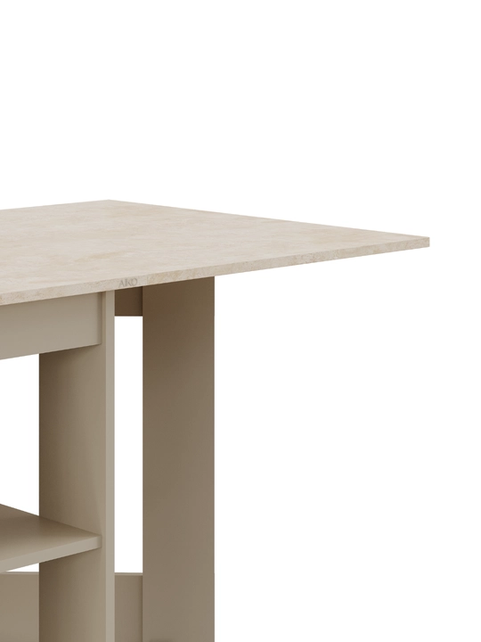 Oshxona stoli, AIKO Vibe, yig‘iladigan, kitob stoli, ovqatlanish stoli, 160 x 80 x 75 sm
