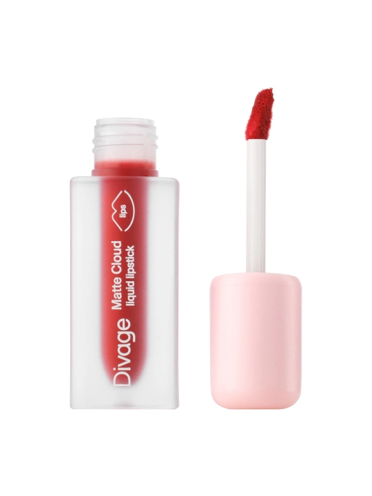 DIVAGE Matte Cloud Liquid Lipstick Lab bo'yog'i, ton 08 