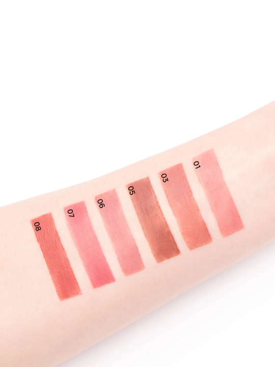 DIVAGE Matte Cloud Liquid Lipstick Lab bo'yog'i, ton 08 