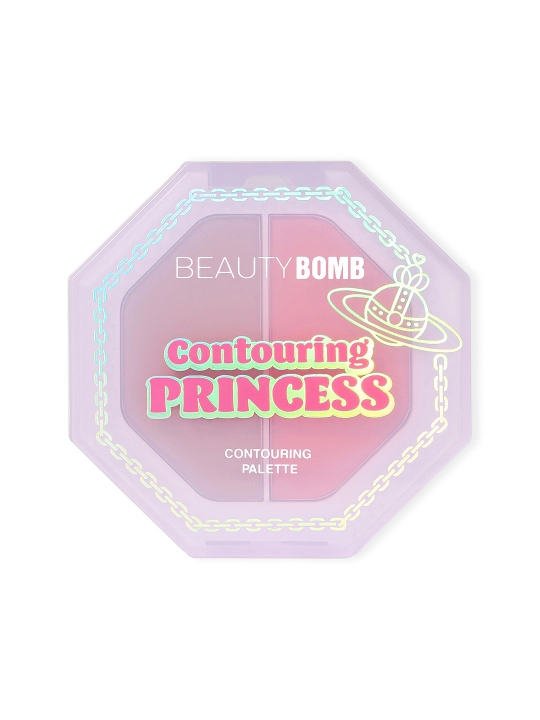 Konturing uchun paletka BEAUTY BOMB Contouring Princess, ton 01
