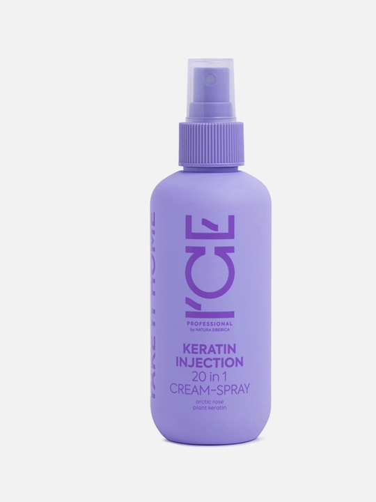 Shikastlangan sochlar uchun keratin spreyi, 20 tasi 1 da, 200 ml, 10101
