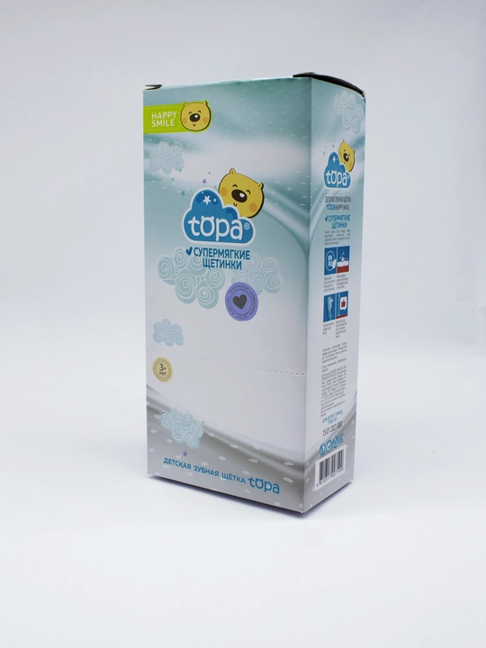 Topa Happy Smile bolalar tish cho'tkasi, Belarus, 12 dona