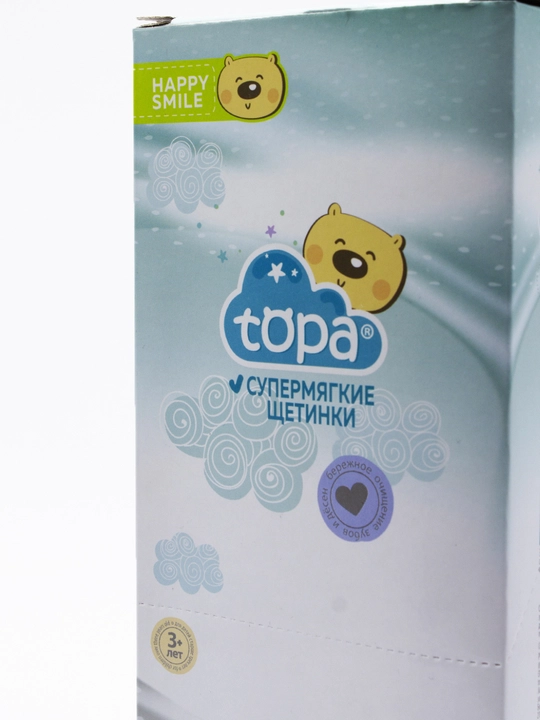 Topa Happy Smile bolalar tish cho'tkasi, Belarus, 12 dona