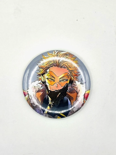 Значки с персонажами "My Hero Academia" 55x55 mm — ARTAR-MHA-БЕЖМЕЛ